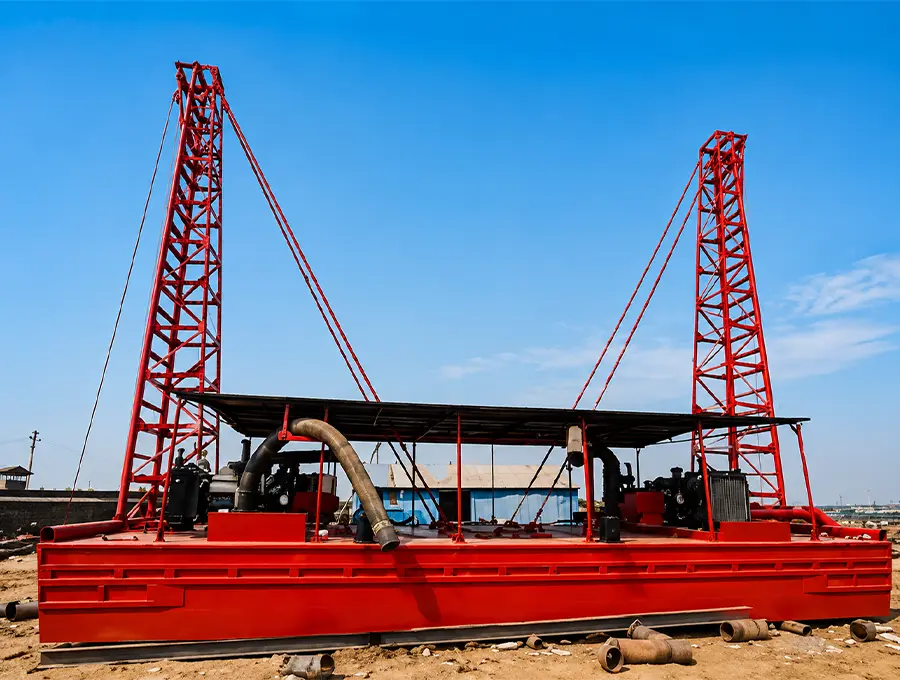 Industrial pumping equipment and piping